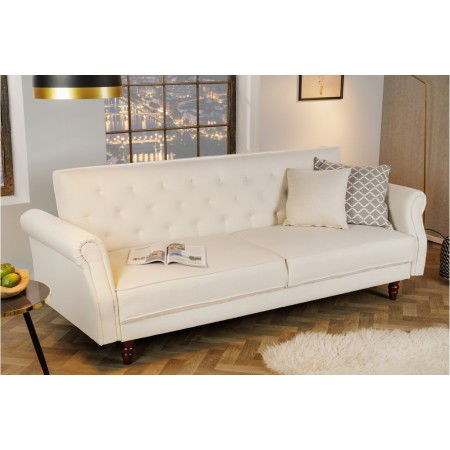 Chesterfield 3er Sofa MAISON BELLE AFFAIRE 220cm natur...