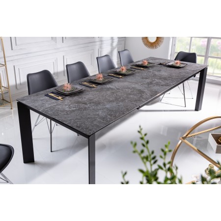 Table de salle à manger extensible X7 180-240cm granit...