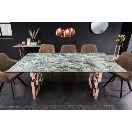 Table de salle à manger design ATLANTIS 200cm turquoise...