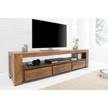 Buffet meuble TV massif MAKASSAR 170cm Sheesham Buffet...