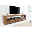 Buffet meuble TV massif MAKASSAR 170cm Sheesham Buffet bas avec trois tiroirs