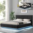 Letto di design Alexi con box spring e box contenitore