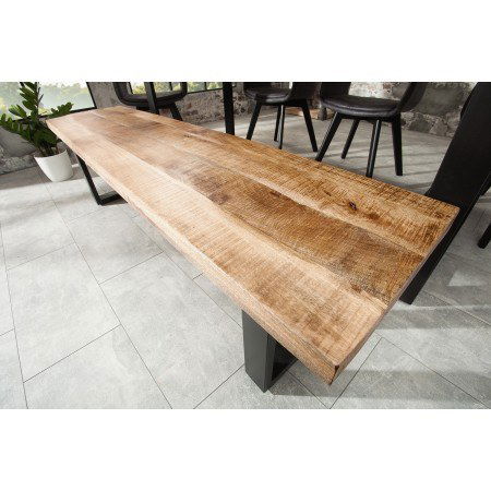 Banc design IRON CRAFT 170cm bois de mangue design...