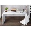 Scrivania di design FAST TRADE 140cm bianco lucido per ufficio