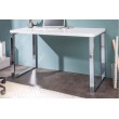 Bureau moderne DESK 120cm blanc brillant Table de bureau