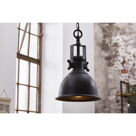  Lampe suspendue design INDUSTRIAL 45cm noir style...