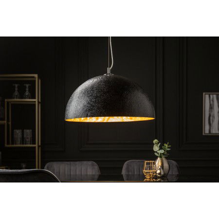  Elegante Design HÃ¤ngeleuchte GLOW 50cm schwarz gold...