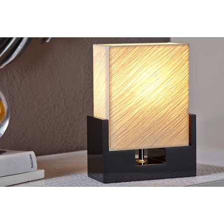 Lampe de table moderne TWILIGHT 25cm noir beige Lampe de...