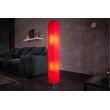 Moderne Design Stehlampe PARIS 120cm rot Plissee Schirm Stehleuchte