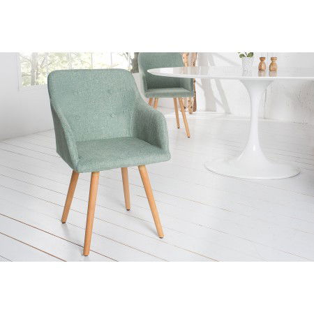  Sedia di design retrò SCANDINAVIA MEISTERSTÃCK verde con...