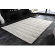  Handgewebter Kurzflor Teppich WOOL CLOUD 230x160cm elfenbein Baumwolle 