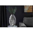  Elegante Vase ORGANIC ORIENT 44cm silber Hammerschlag Design 