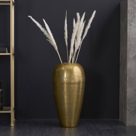  Elegante Vase ORIENTAL 50cm gold im Wild Hammerschlag...