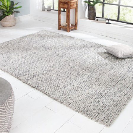  Handgearbeiteter Teppich INFINITY HOME 240x160cm grau...