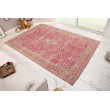 Tapis oriental en coton OLD MARRAKESCH 350x240cm rouge antique motif floral