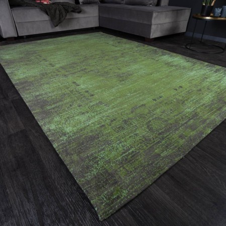 Elégant tapis en coton POP ART 240x160cm vert émeraude...