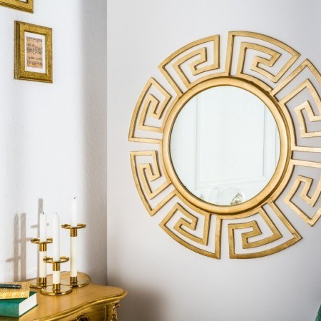GlamourÃ¶ser Design Spiegel EUPHORIA 85cm gold Wandspiegel