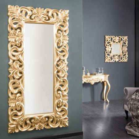  Eleganter Wandspiegel VENICE 180x90cm gold antik...