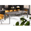 Table de salle à manger extensible X7 180-240cm anthracite Plateau céramique Design moderne