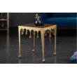 Table basse extravagante LIQUID LINE L 46cm or design goutte d'eau