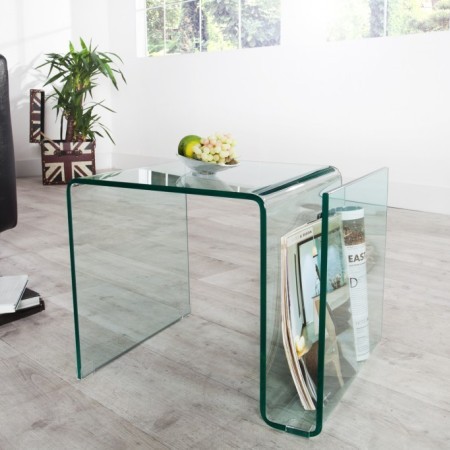 Table basse extravagante en verre FANTOME 50cm table...